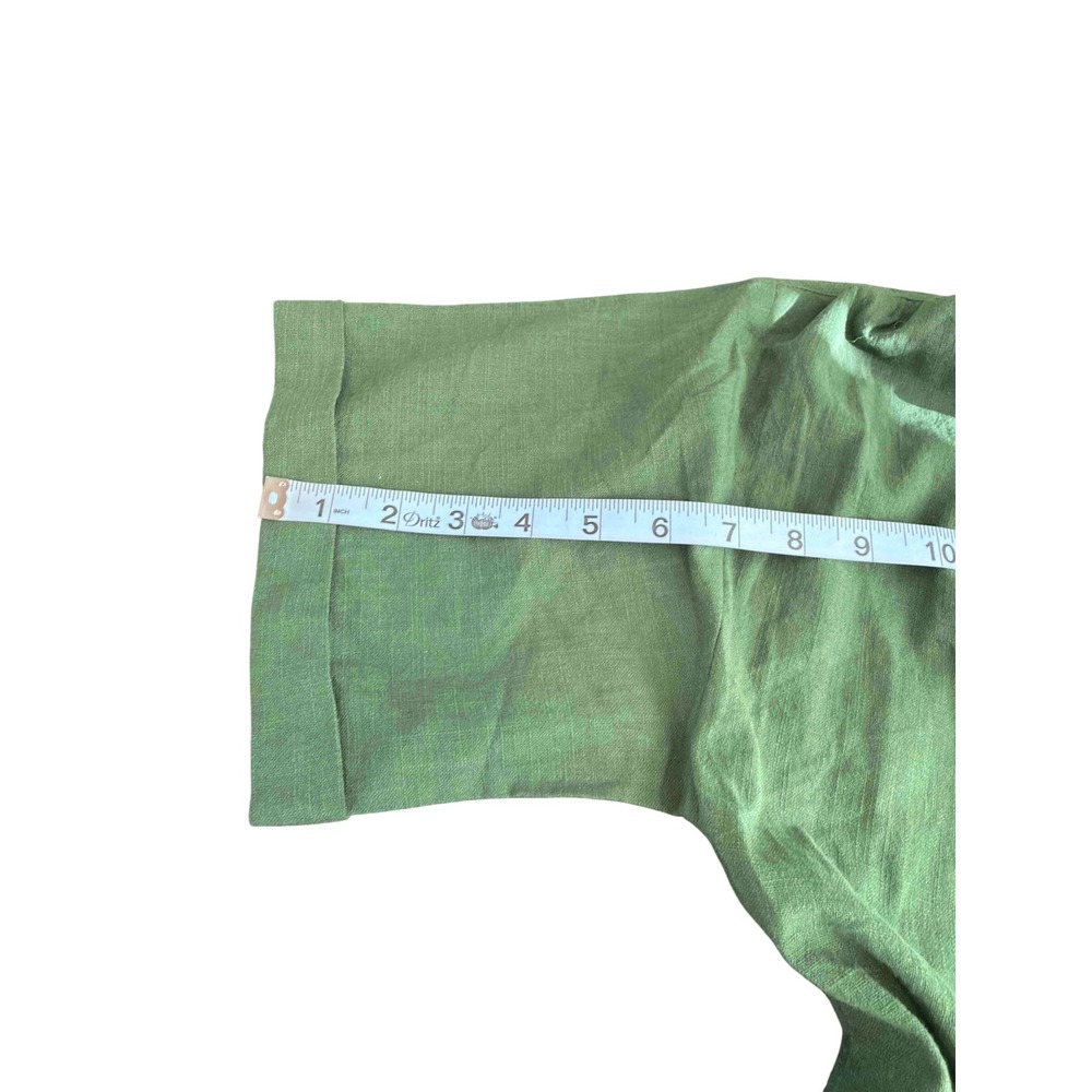 Baltic Borm Hemming Jumpsuit Greem Short Sleeve Button Up Lightweight Medium - Picture 15 of 16